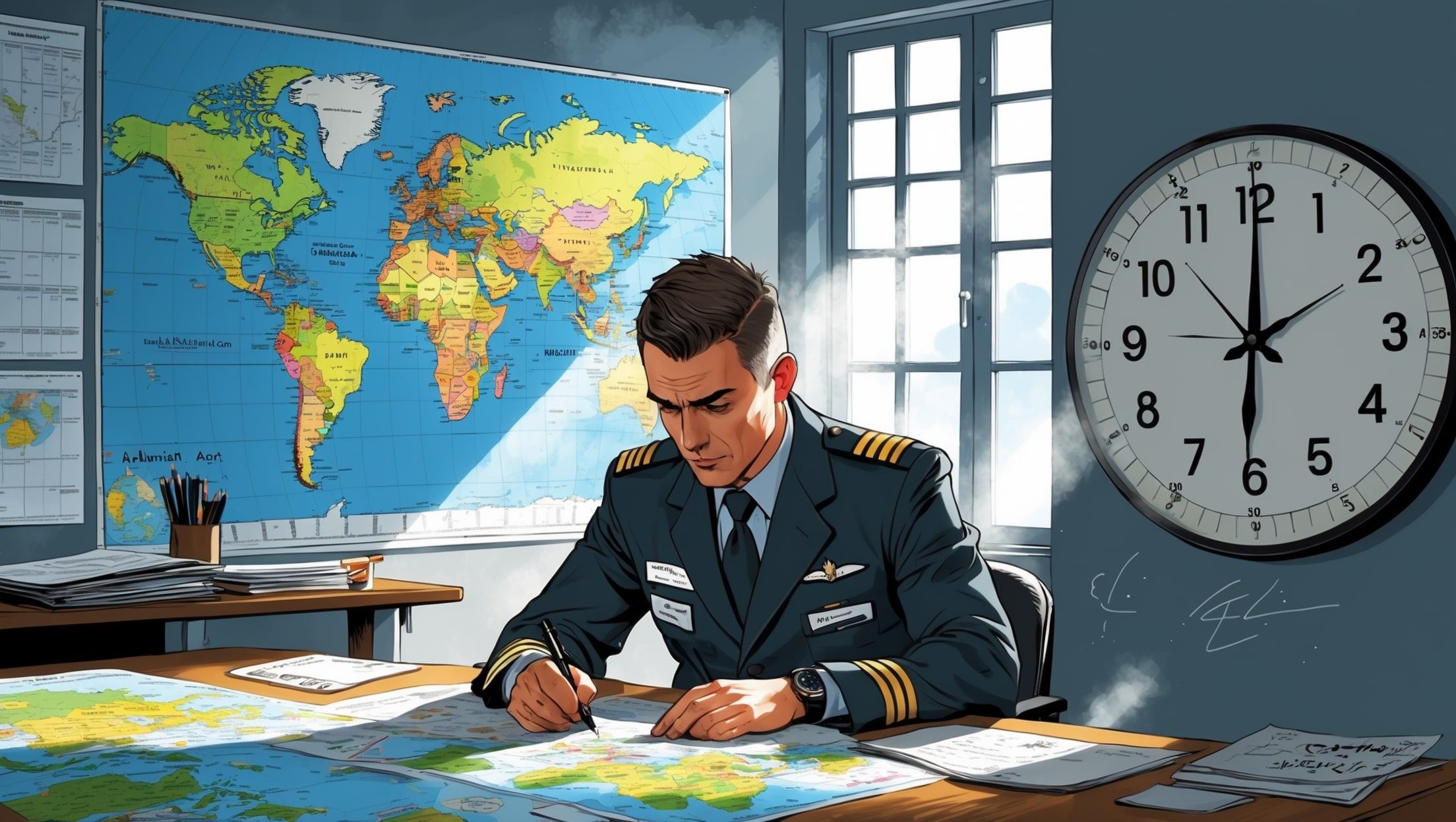 Как авиакомпании и пилоты используют часовые пояса при планировании полетов