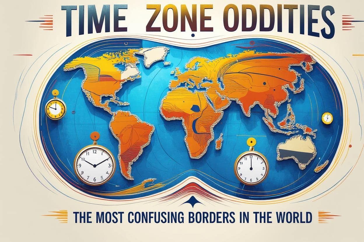Особенности часовых поясов: Самые запутанные границы в мире
